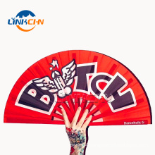 chinese personalized big kung fu hand fan for gift